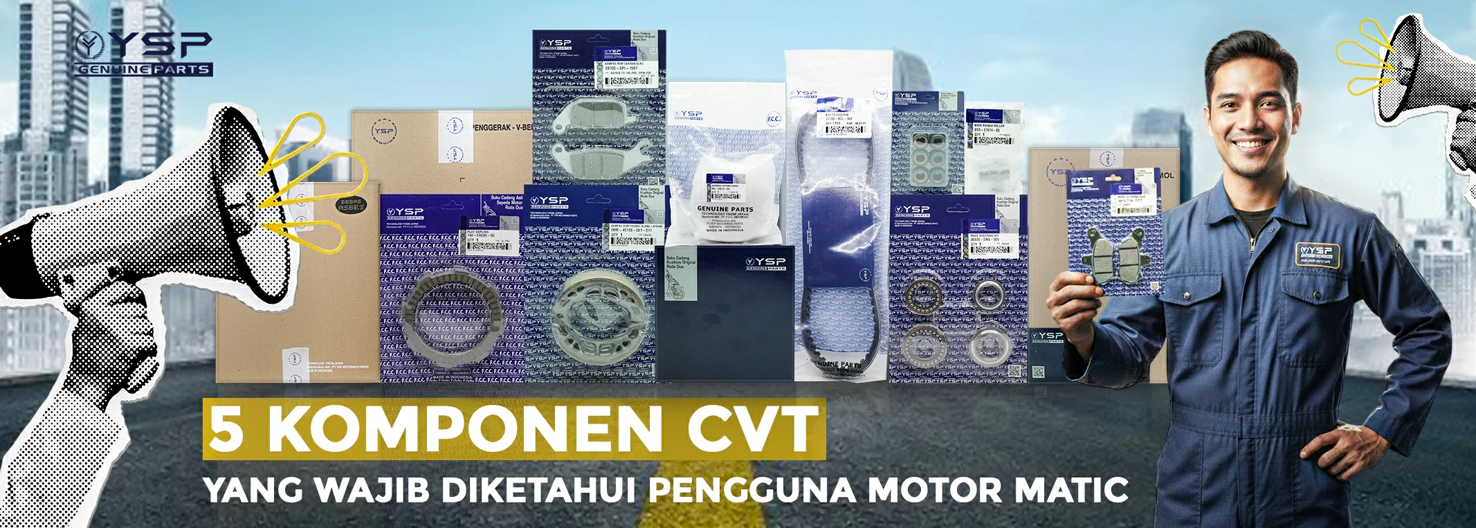 5 Komponen CVT yang Wajib diketahui Pengguna Motor Matic