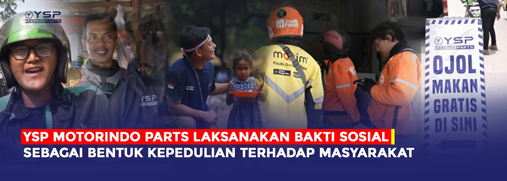 YSP Motorindo Parts Laksanakan Bakti Sosial Sebagai Bentuk Kepedulian