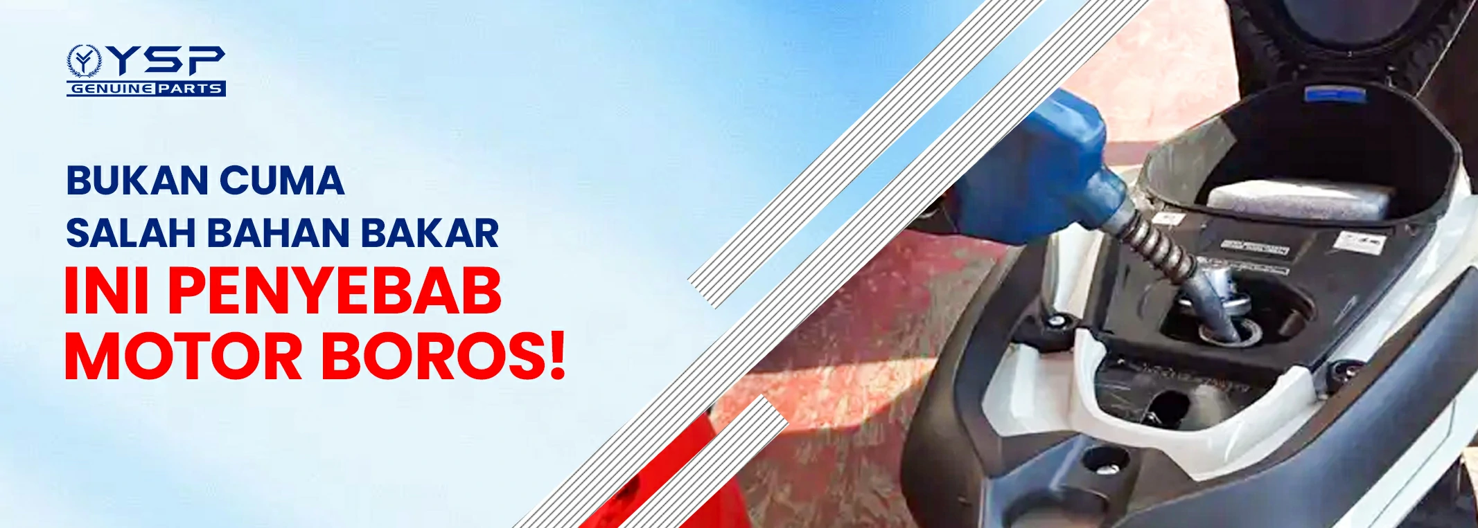 Bukan Cuma Salah Bahan Bakar, Ini Penyebab Motor Boros