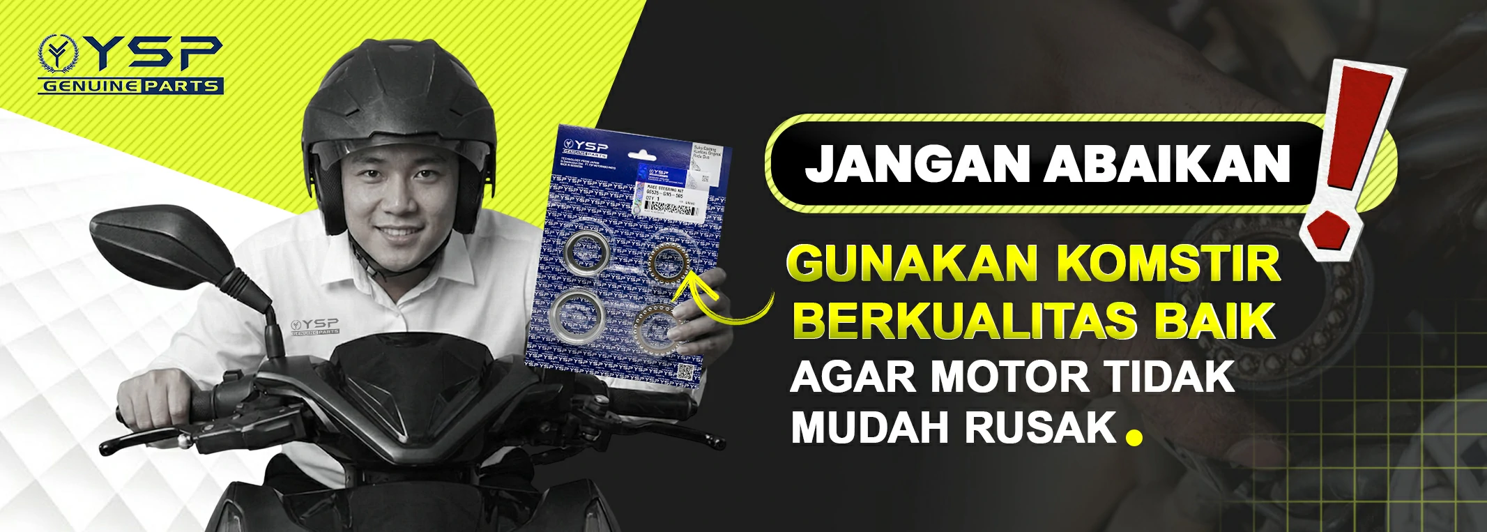 Gunakan Komstir Berkualitas Baik, Agar Motor Tidak Mudah Rusak