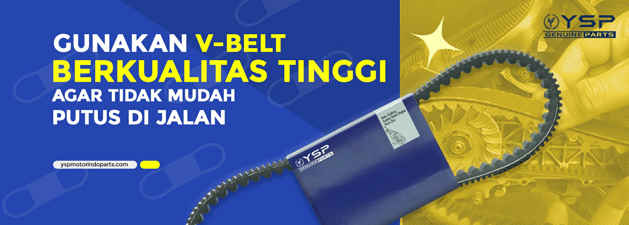 Gunakan V-belt Berkualitas Tinggi, Agar Tidak Mudah Putus Di Jalan