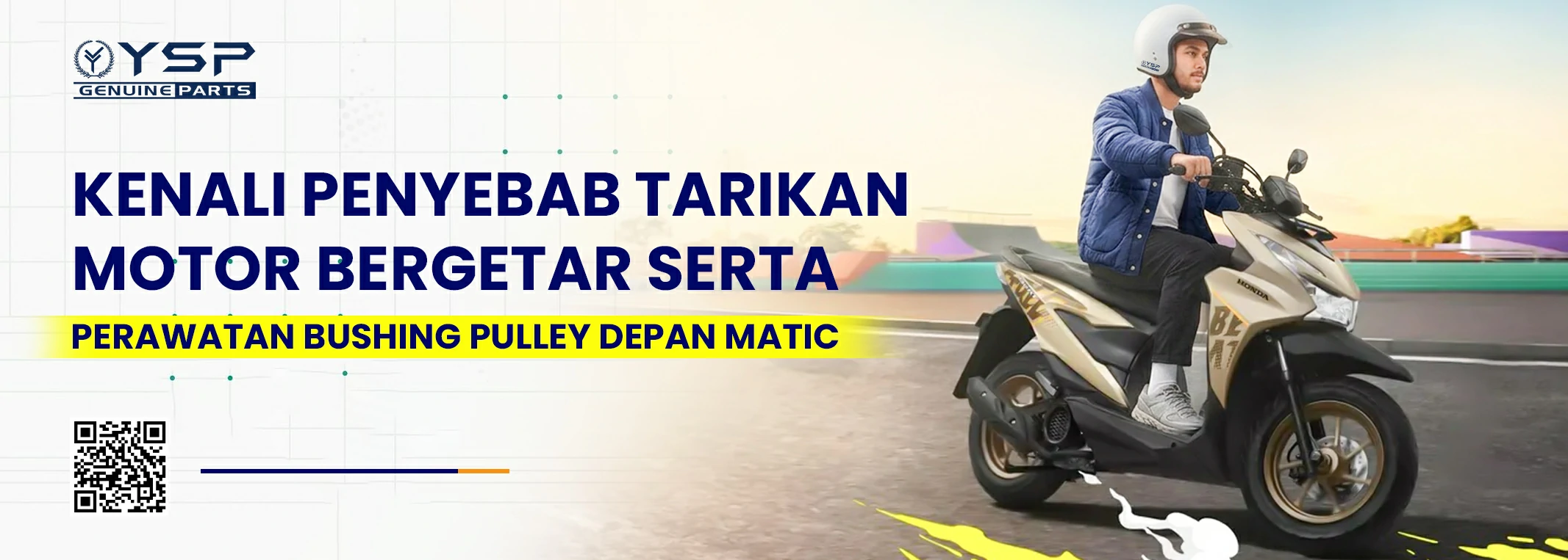 Kenali Penyebab Tarikan Motor Bergetar Serta Perawatan Bushing Pulley Depan Matic