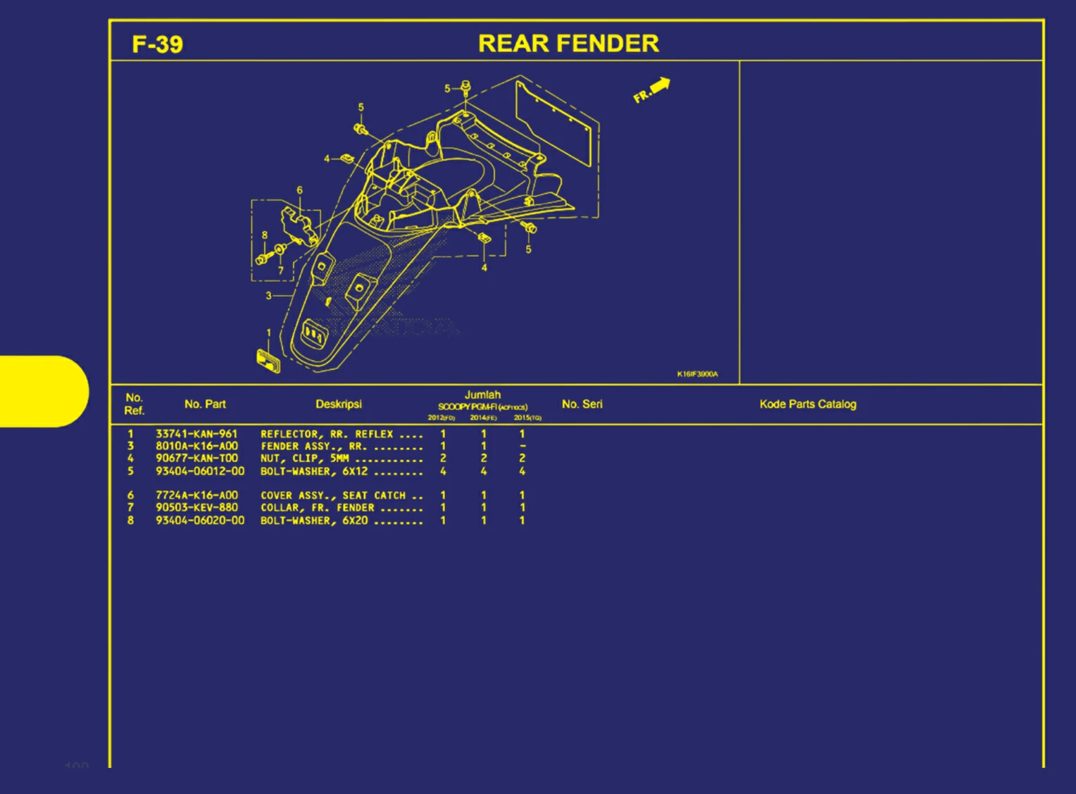 rear fender