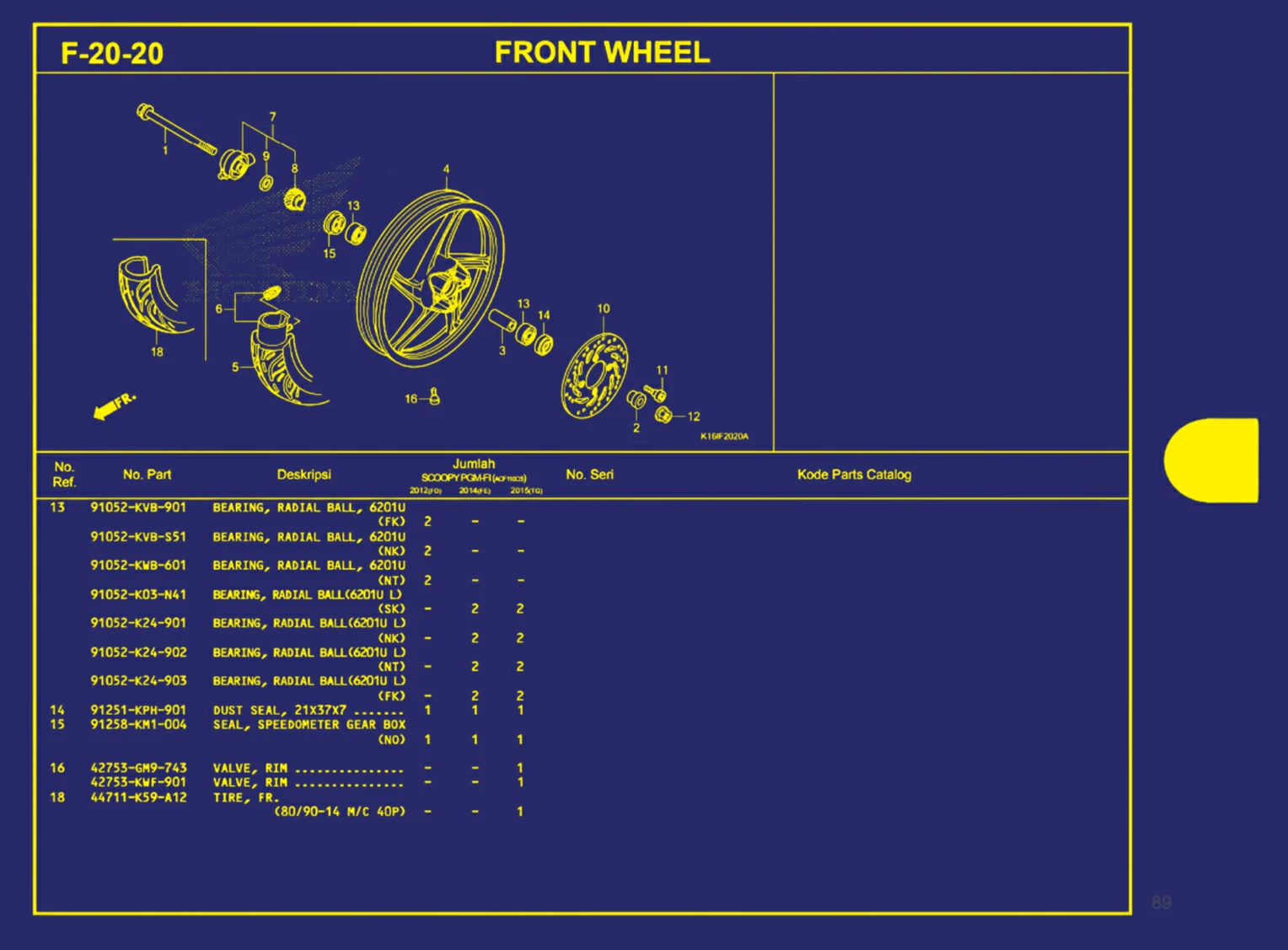 front wheel 2