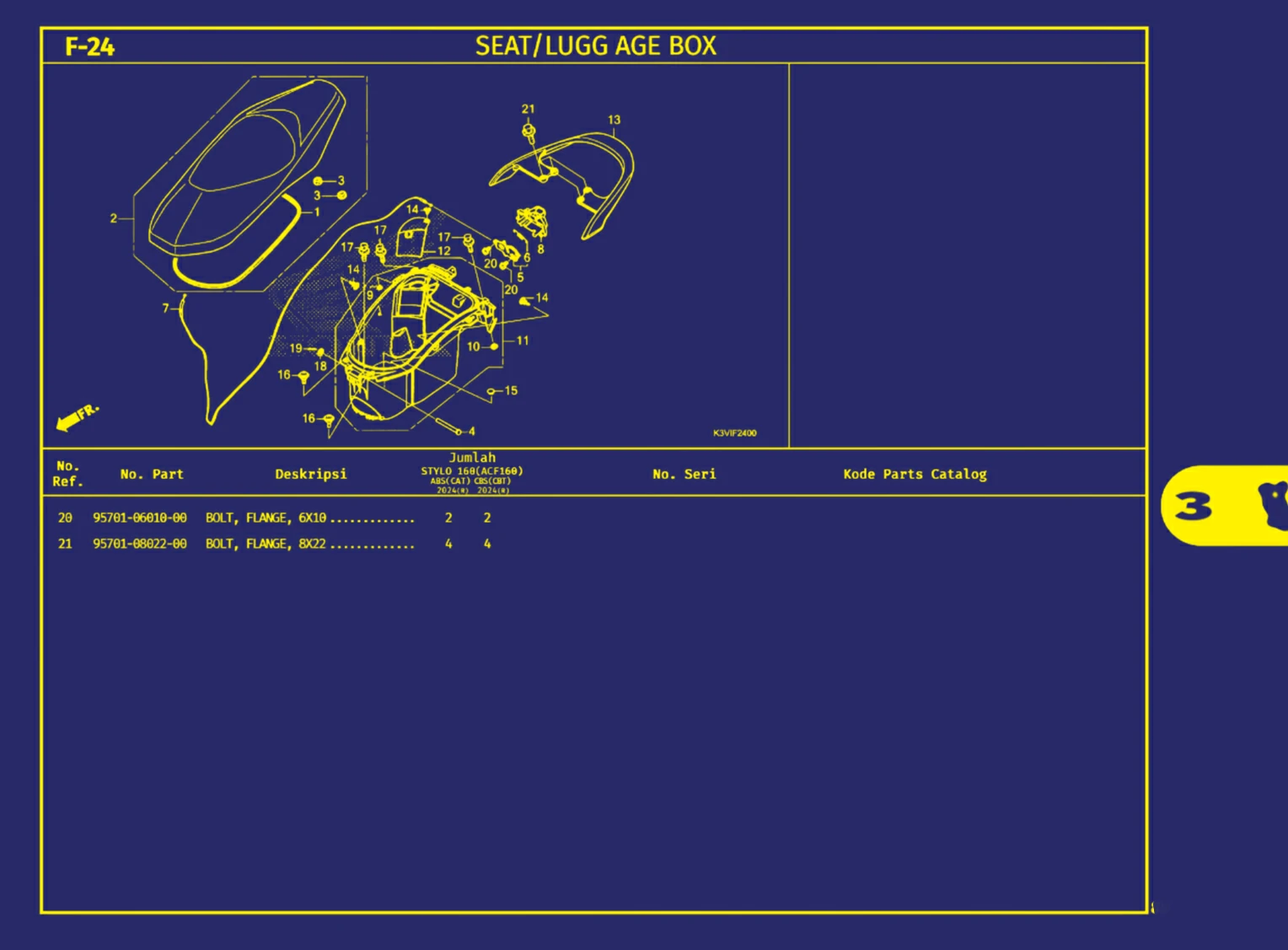 seat atau luggage box 2