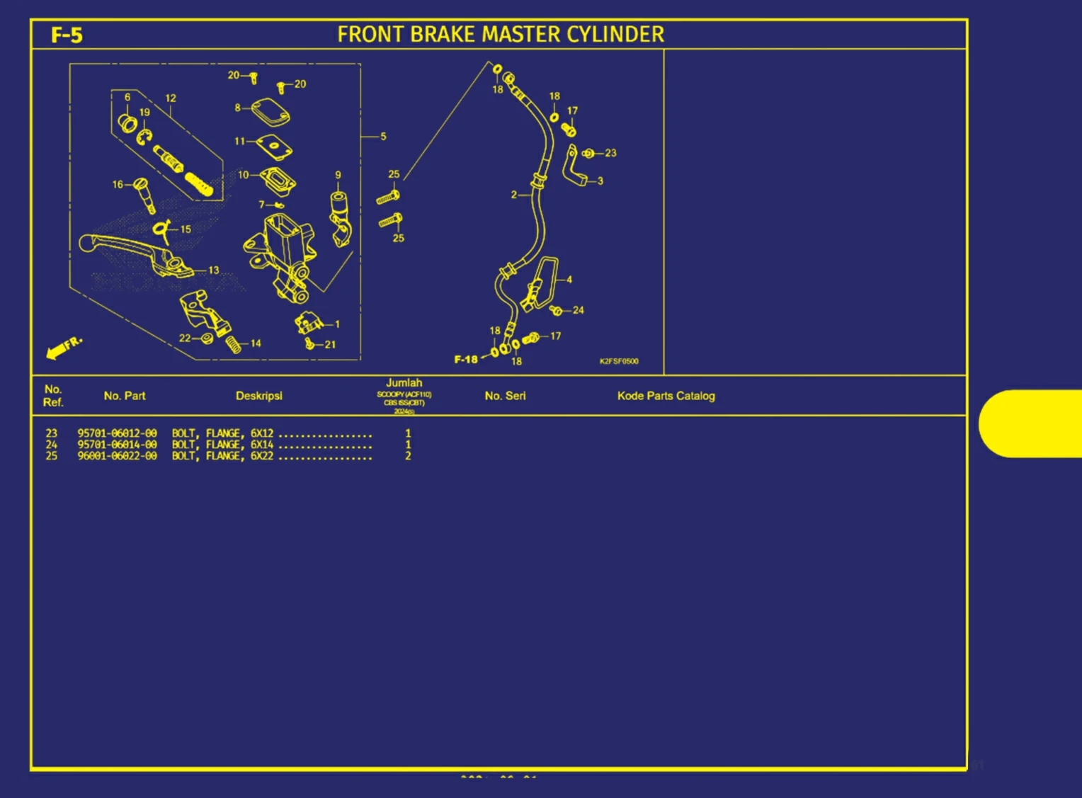 front brake master cylinder 2