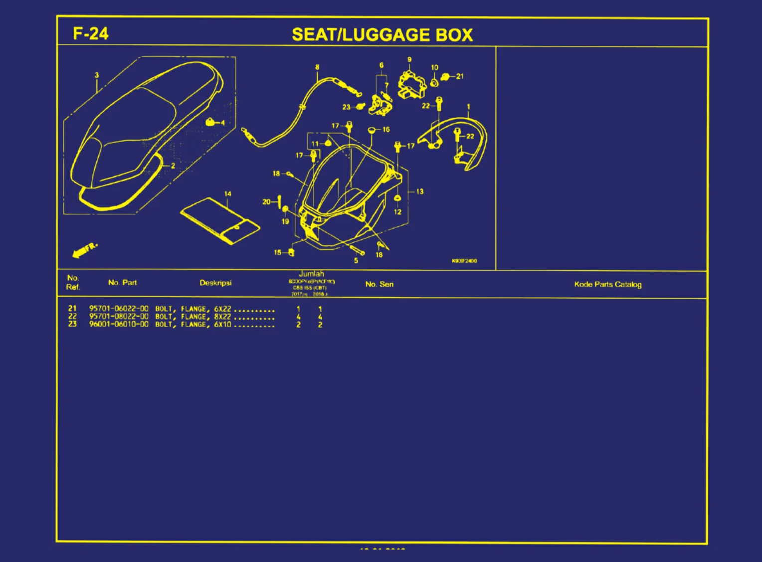 seat atau luggage box 2