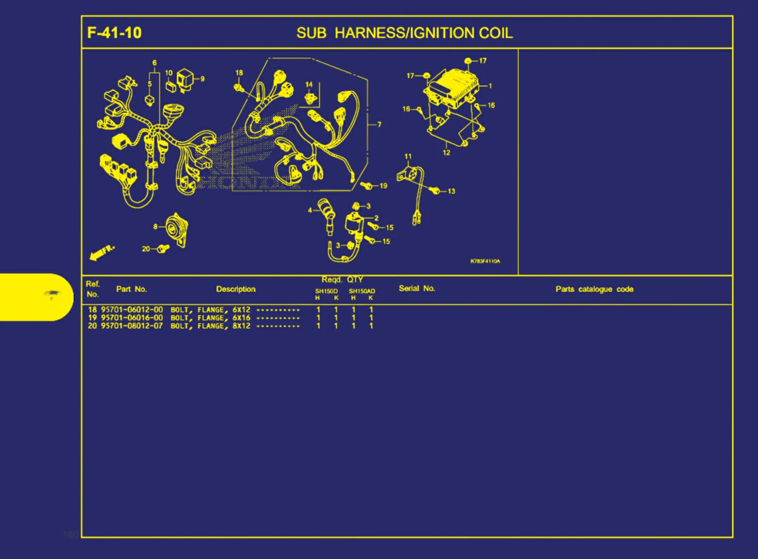 Sub Harness Atau Ignition Coil 2