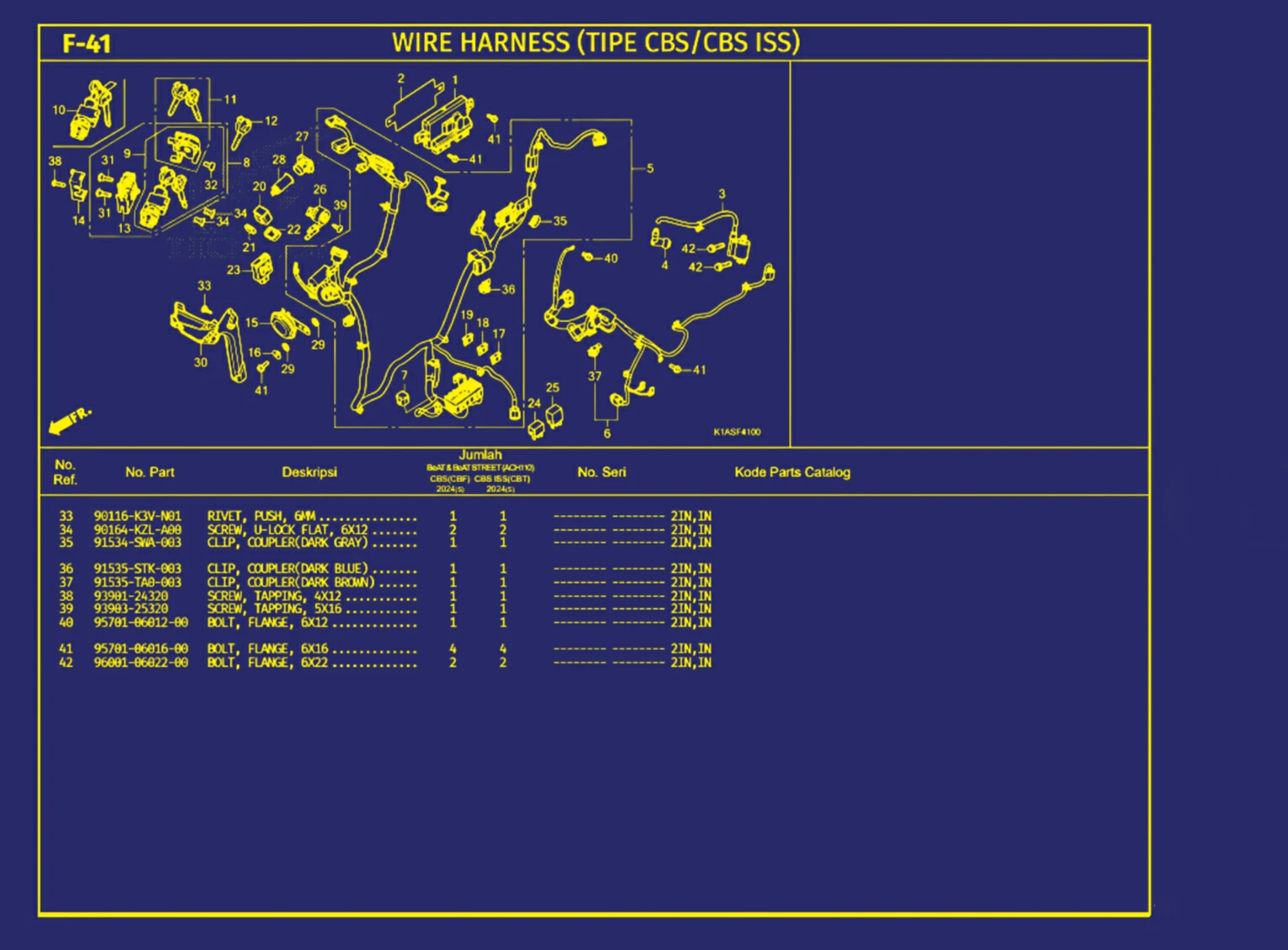 Wire Harness (Tipe Cbs Atau Cbs Iss) 3