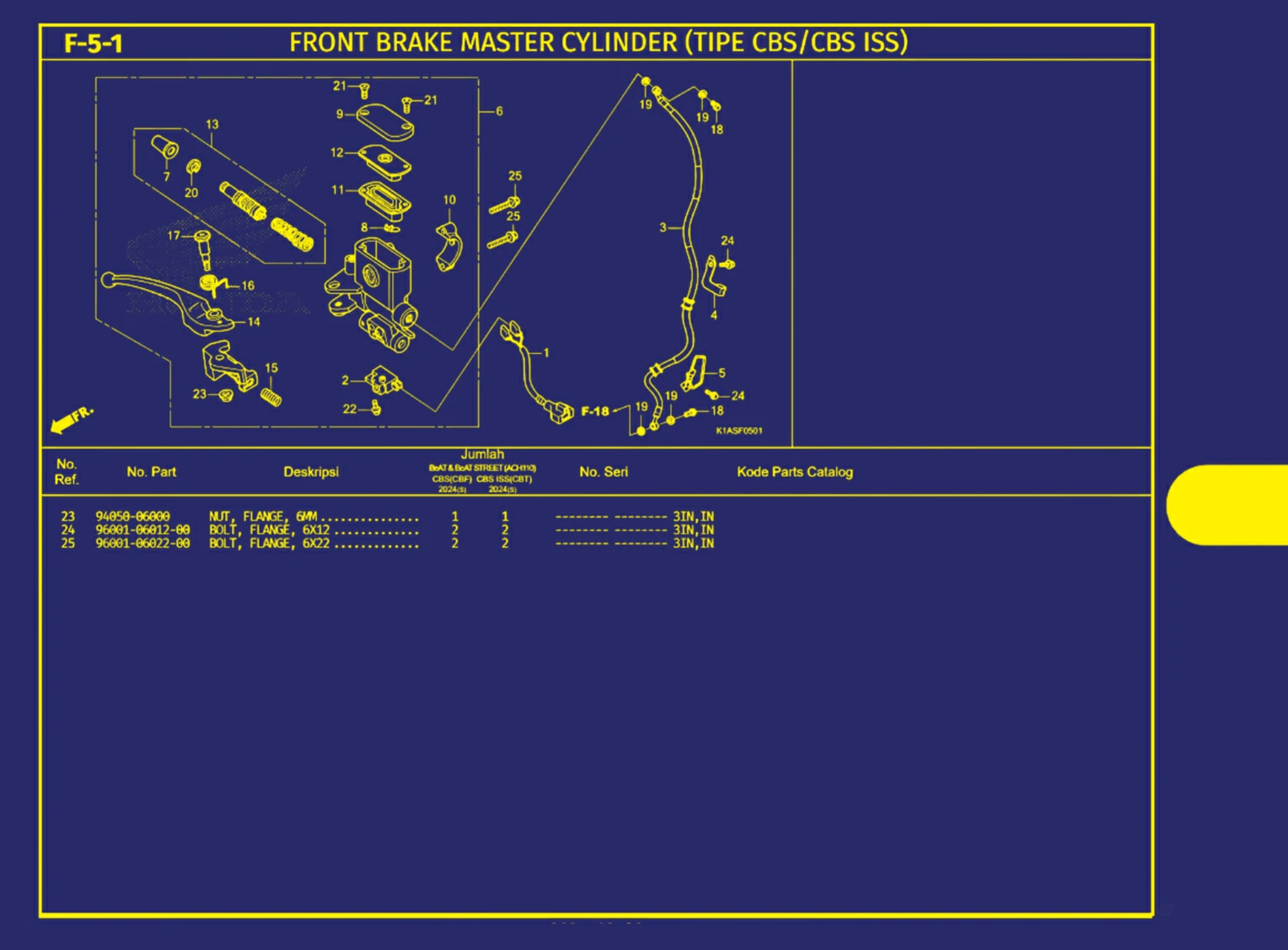 Front Brake Master Cylinder (Tipe Cbs Atau Cbs Iss) 2