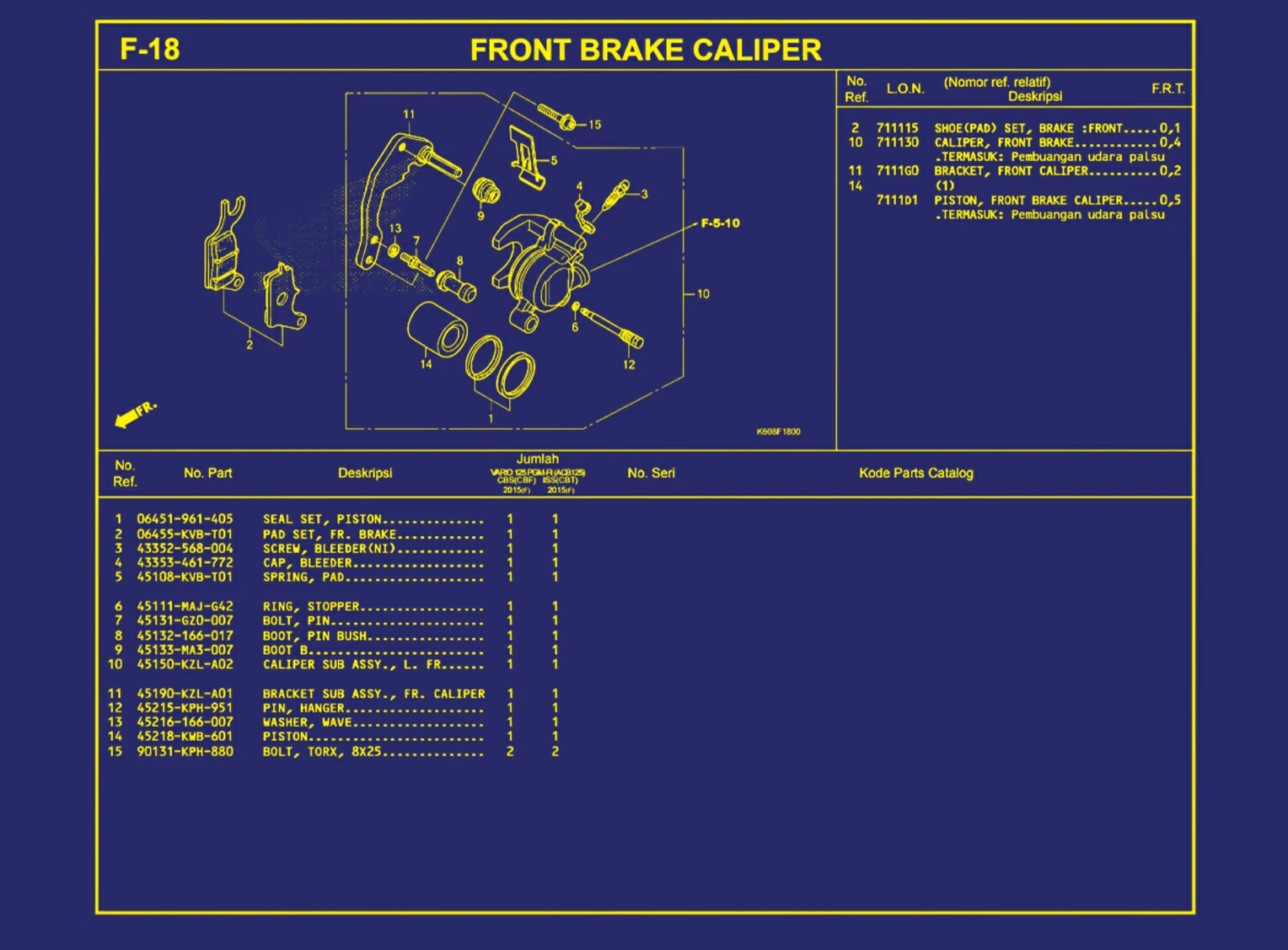 Front Brake Caliper
