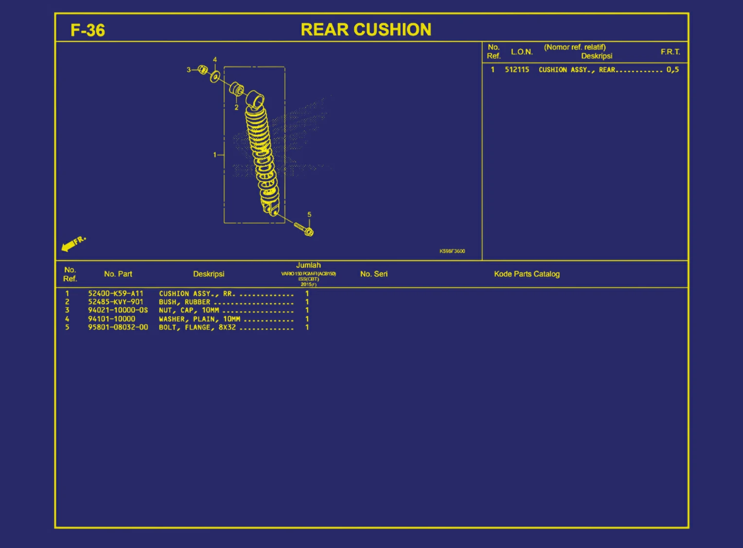 Rear Caushion