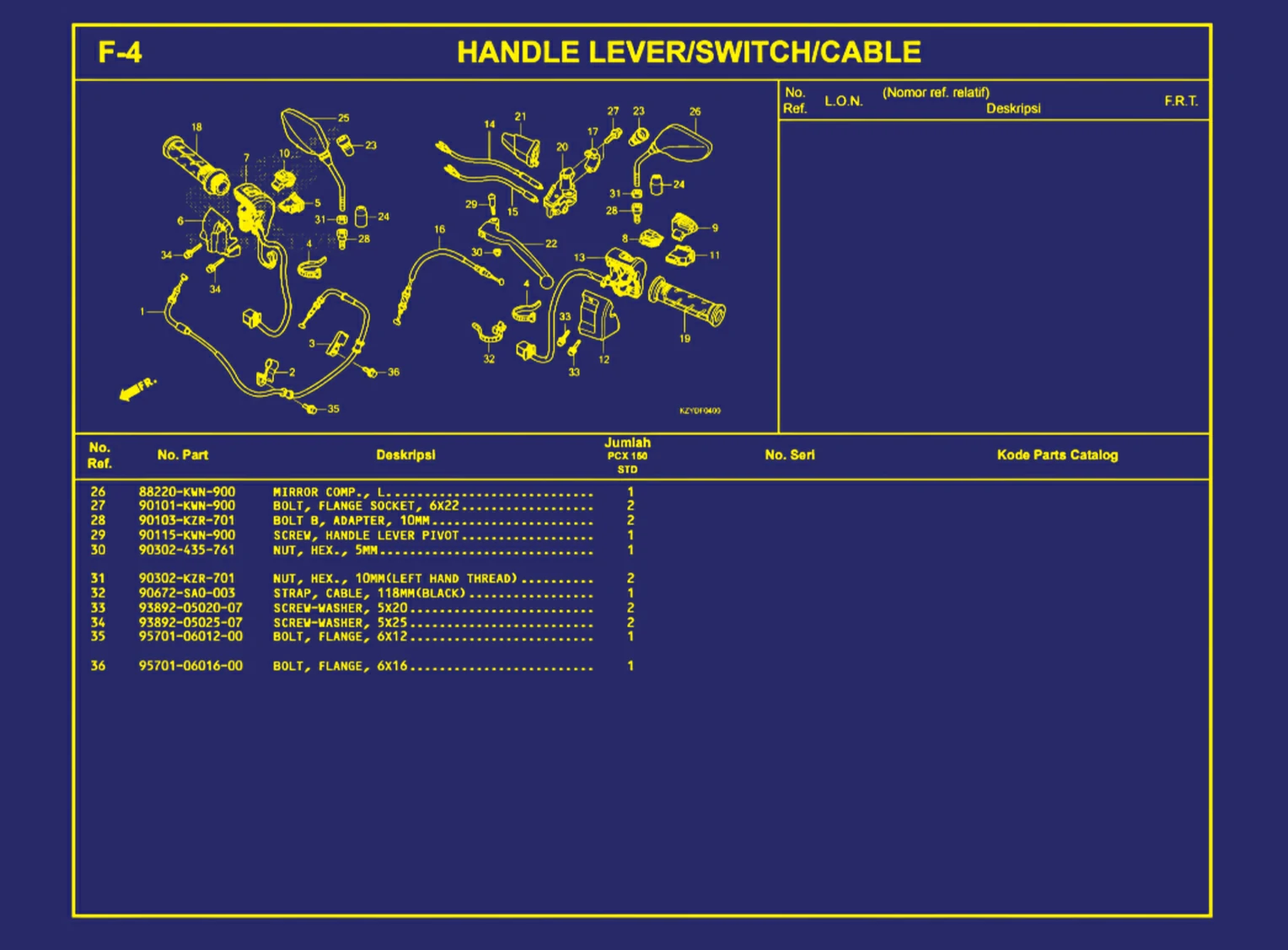 Handle Lever atau Switch atau Cable 2