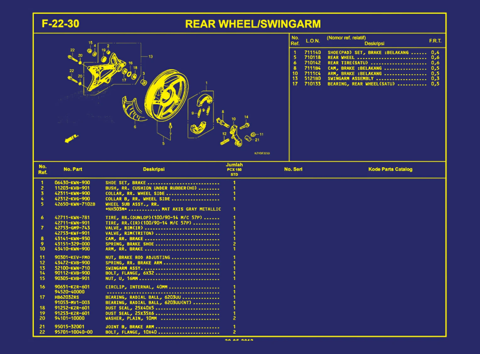Rear Wheel Atau Swingarm