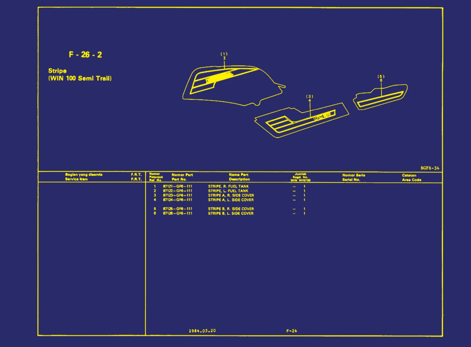 Stripe(Win 100 Semi Trail)