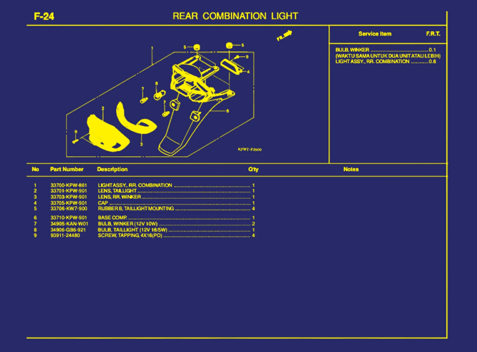 Rear Combination Light