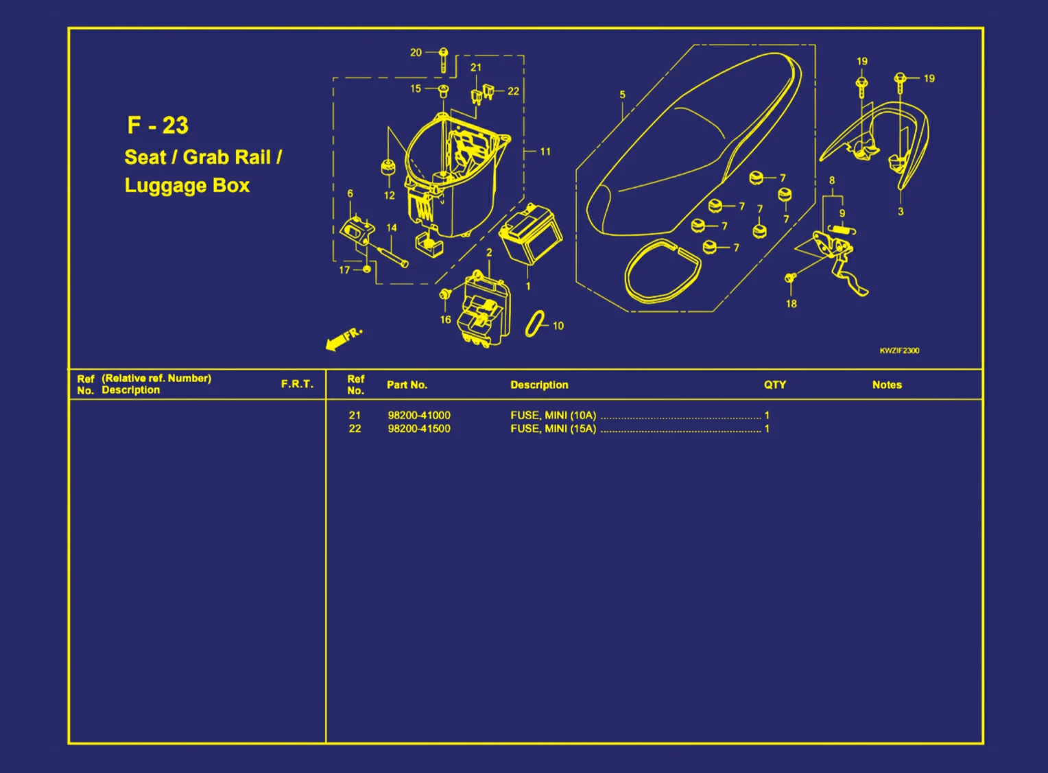 Seat atau Grab Rail atau Luggage Box 2