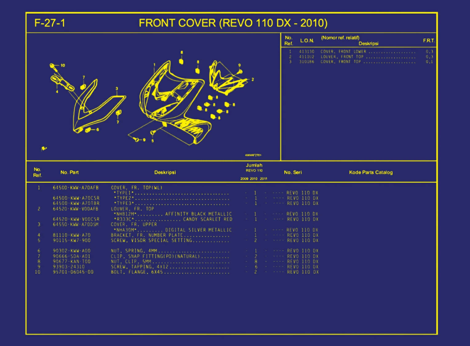 Front Cover (revo 110 DX - 2010)
