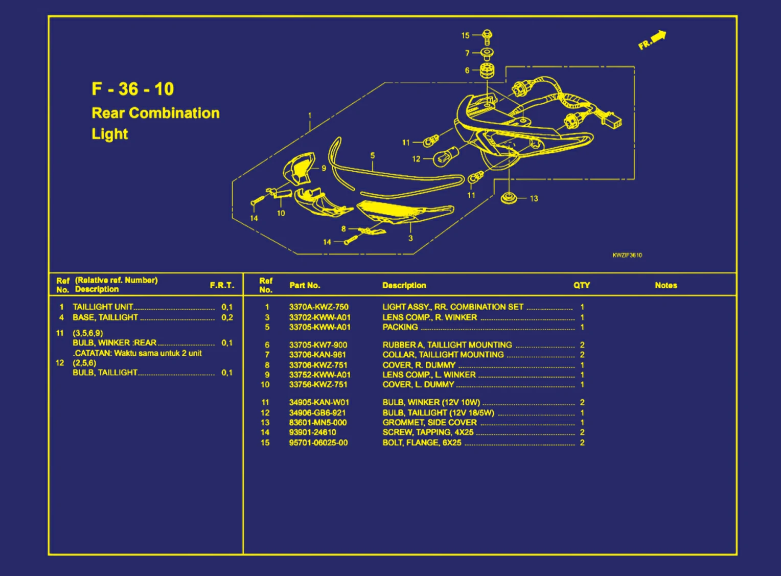 Rear Combination Light