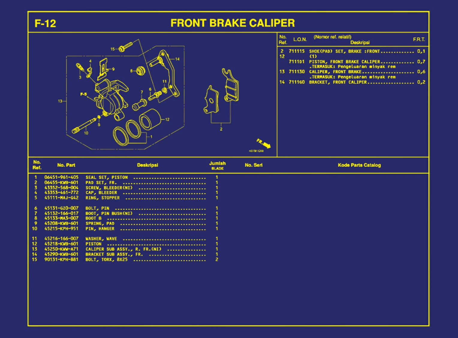 Front Brake Caliper