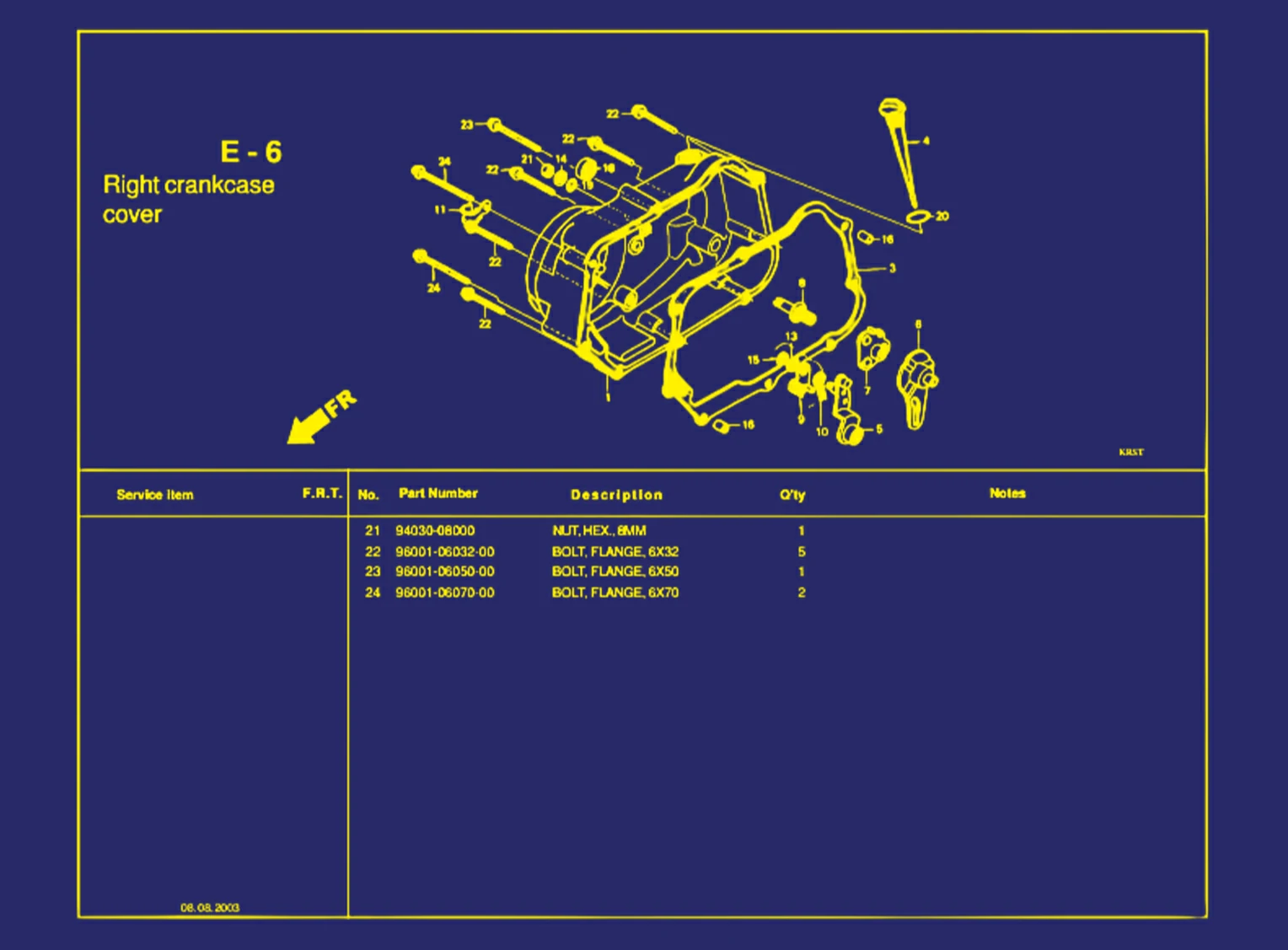 Right Crankcase Cover 2