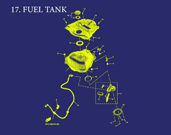 17. FAZZIO NEO FUEL TANK