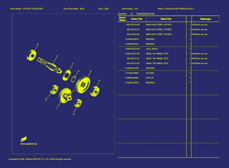 Gambar 33. FAZZIO NEO TRANSMISSION