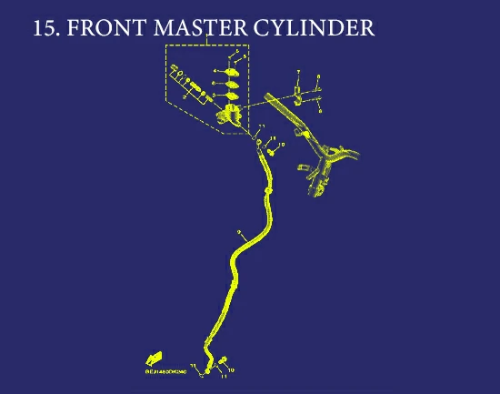 15. FAZZIO NEO FRONT MASTER CYLINDER