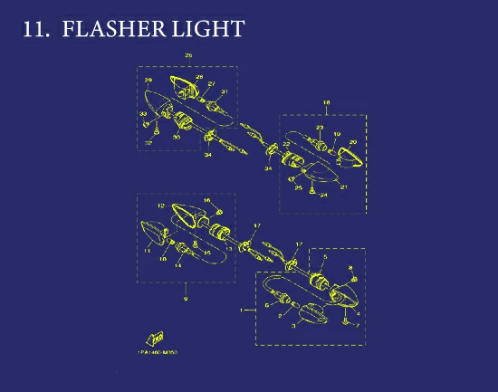 11. Aerox FLASHER LIGHT