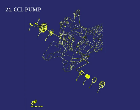 24. FREEGO 125 CONNECTED OIL PUMP