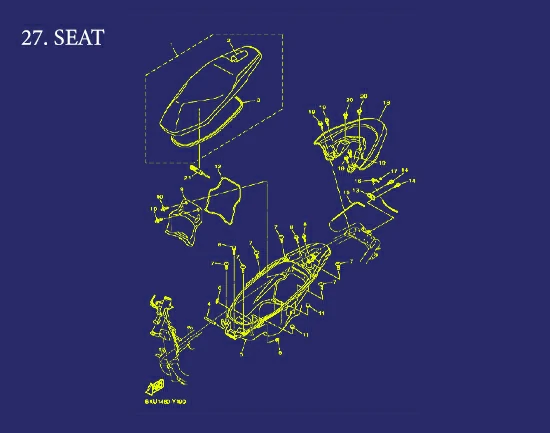 27. FREEGO 125 CONNECTED SEAT