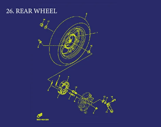 26. REAR WHEEL
