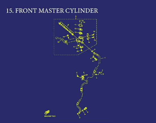 15. FREEGO 125 CONNECTED FRONT MASTER CYLINDER