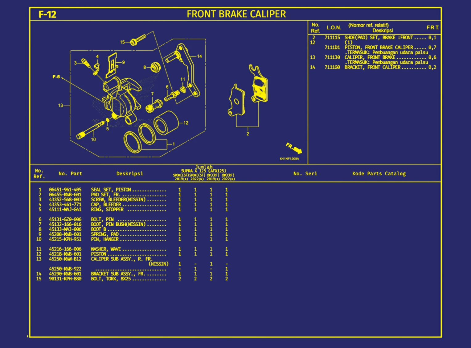 Front Brake Caliper