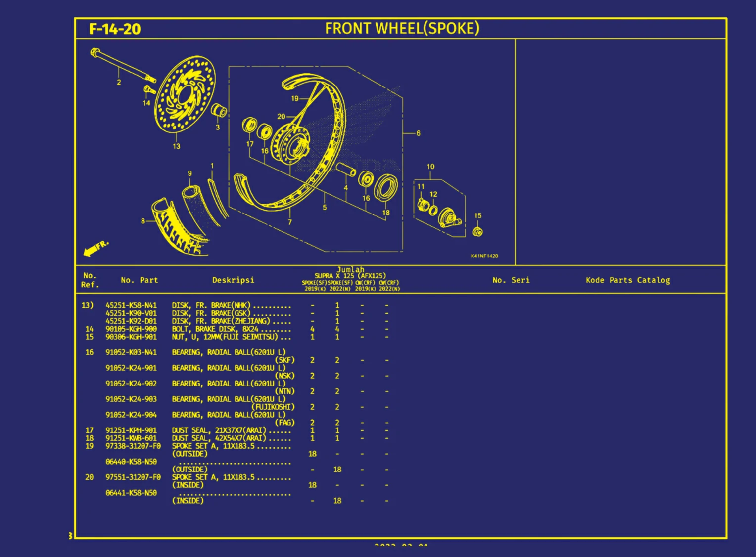 Front Wheel (Spoke) 2