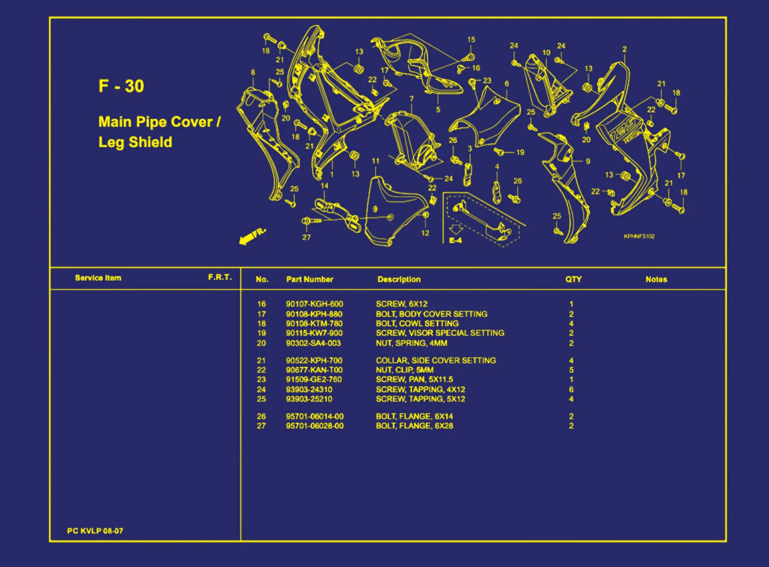 Main Pipe atau Leg Shield 4