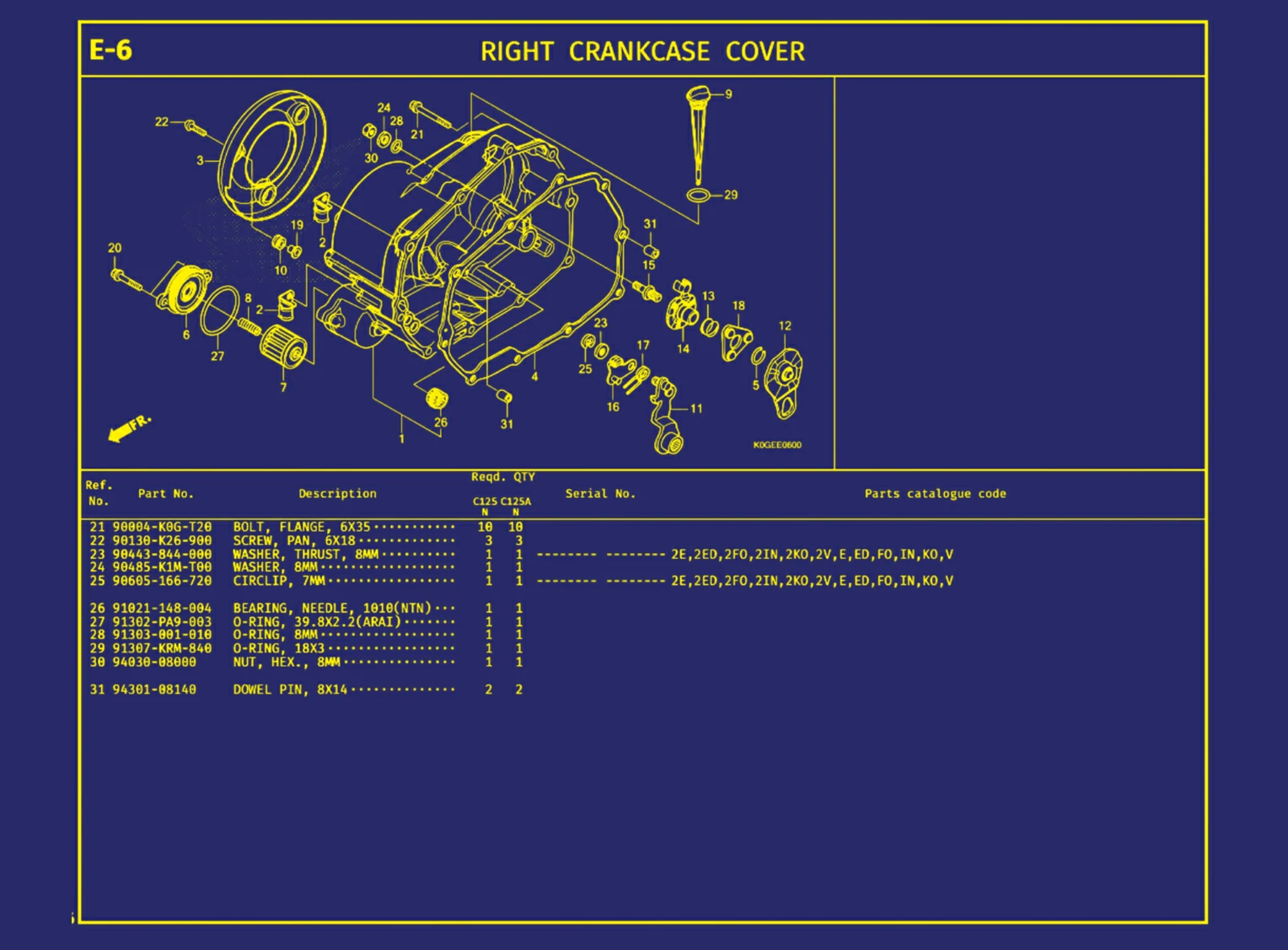 Right Crankcase Cover 2