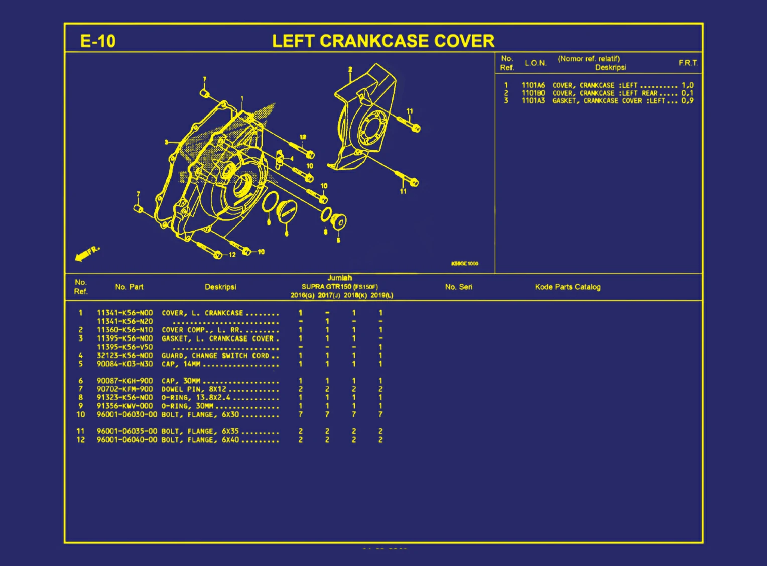 Left Crankcase Cover