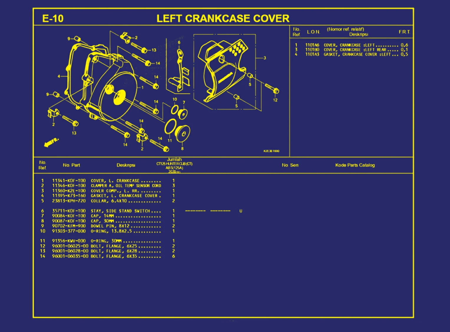Left Crankcase Cover
