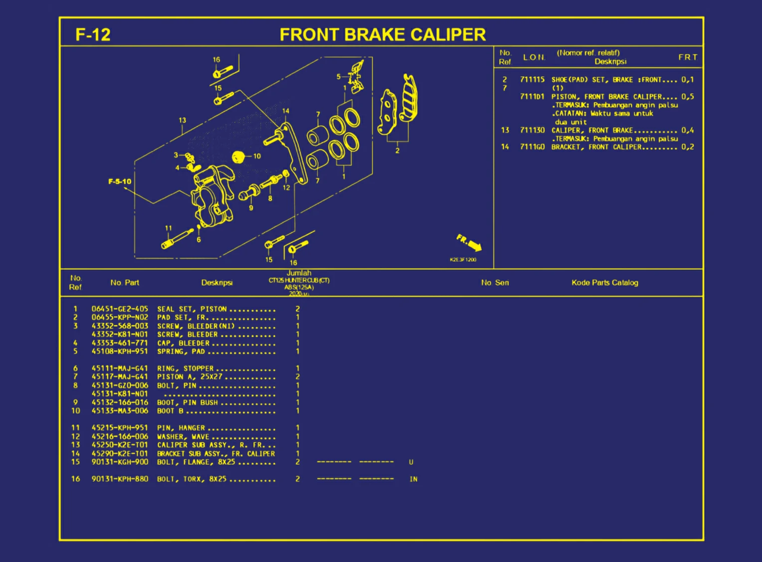 Front Brake Caliper
