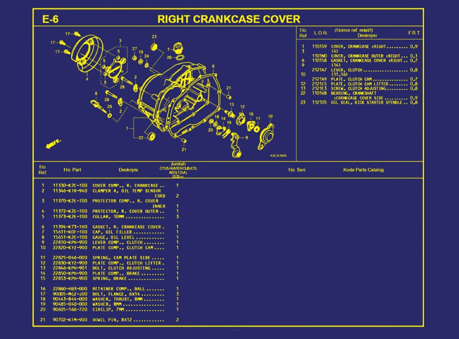 Right Crankcase Cover 1