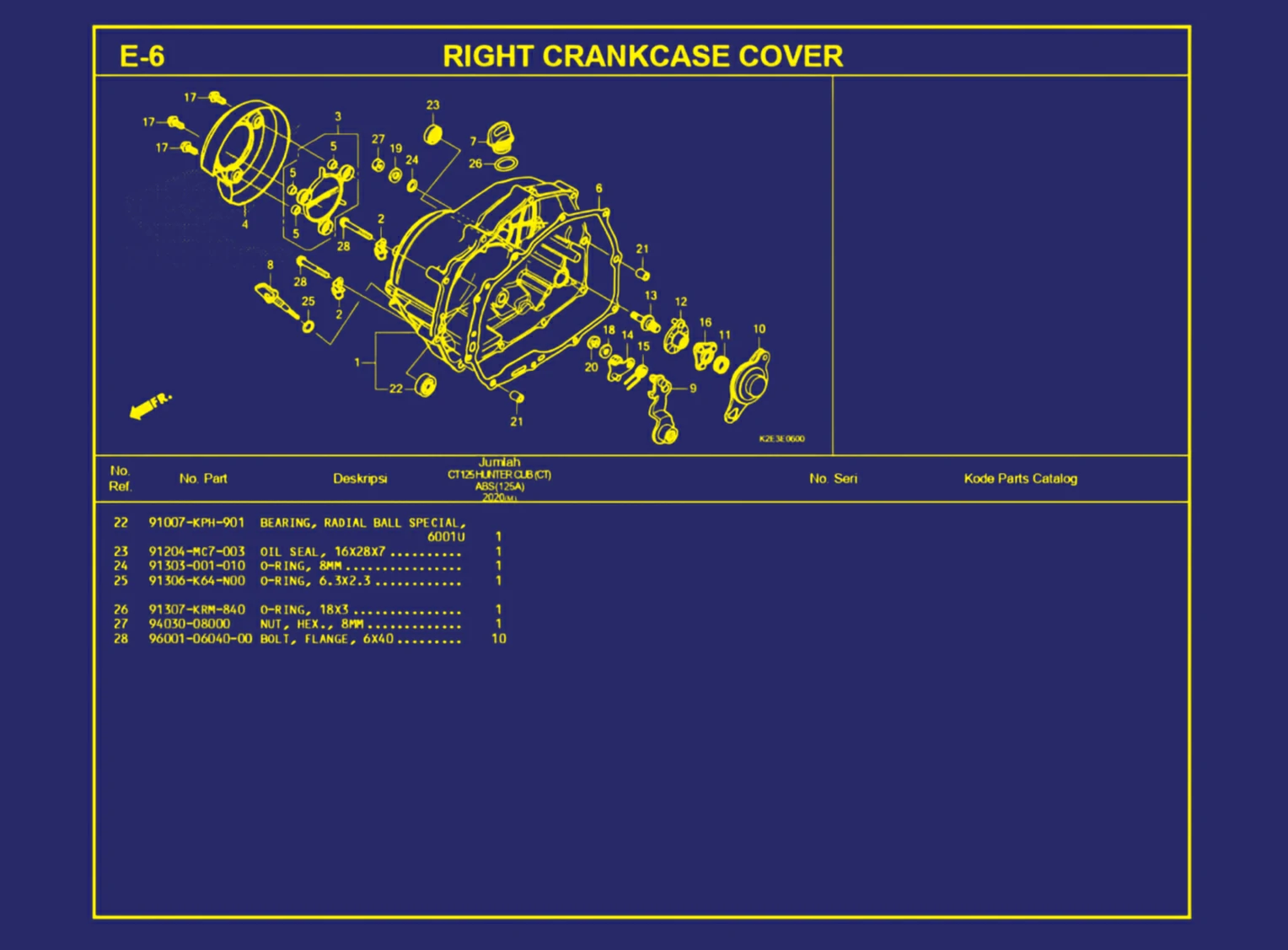Right Crankcase Cover 2