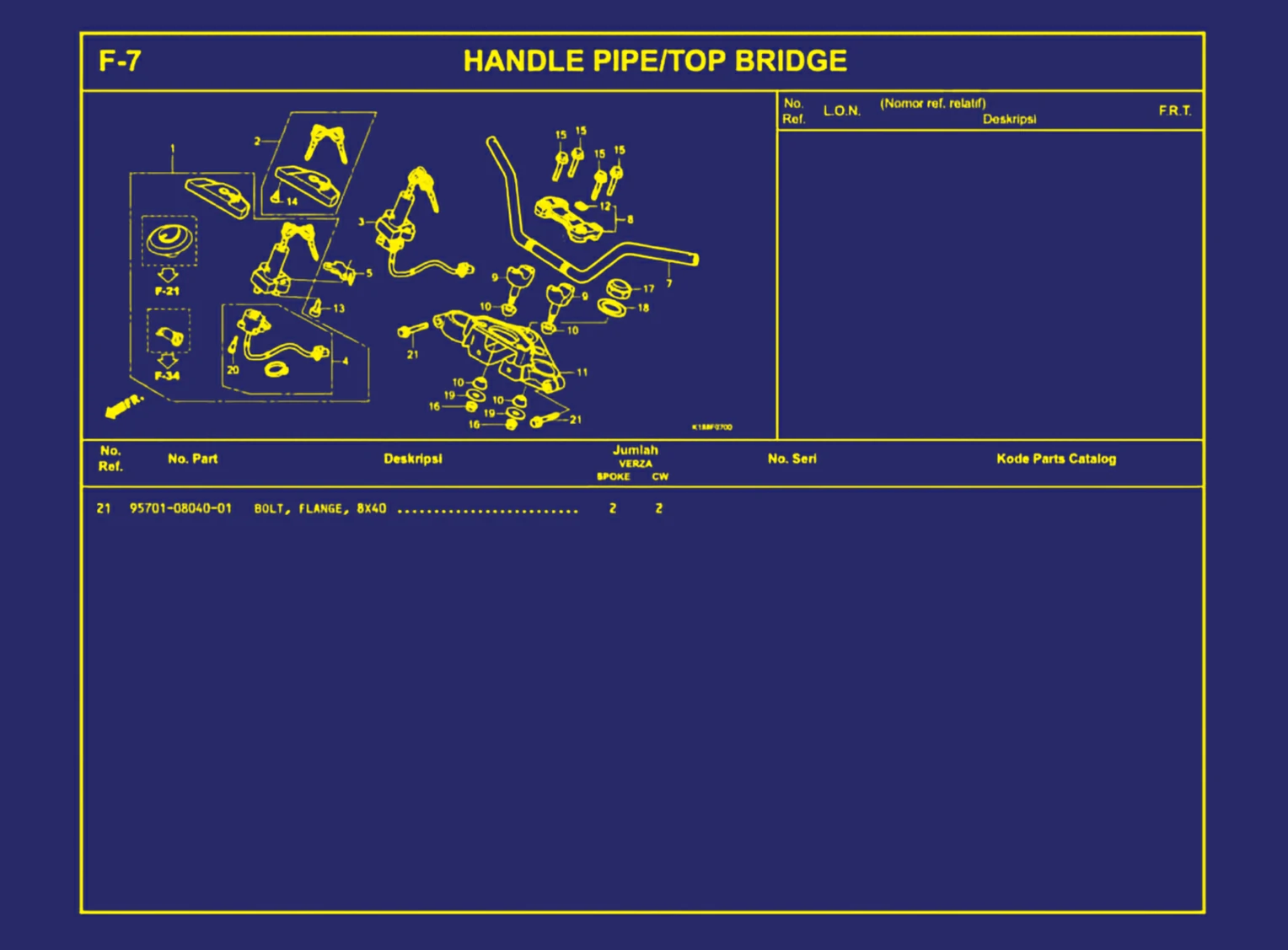 Handle Pipe atau Top Bridge 2