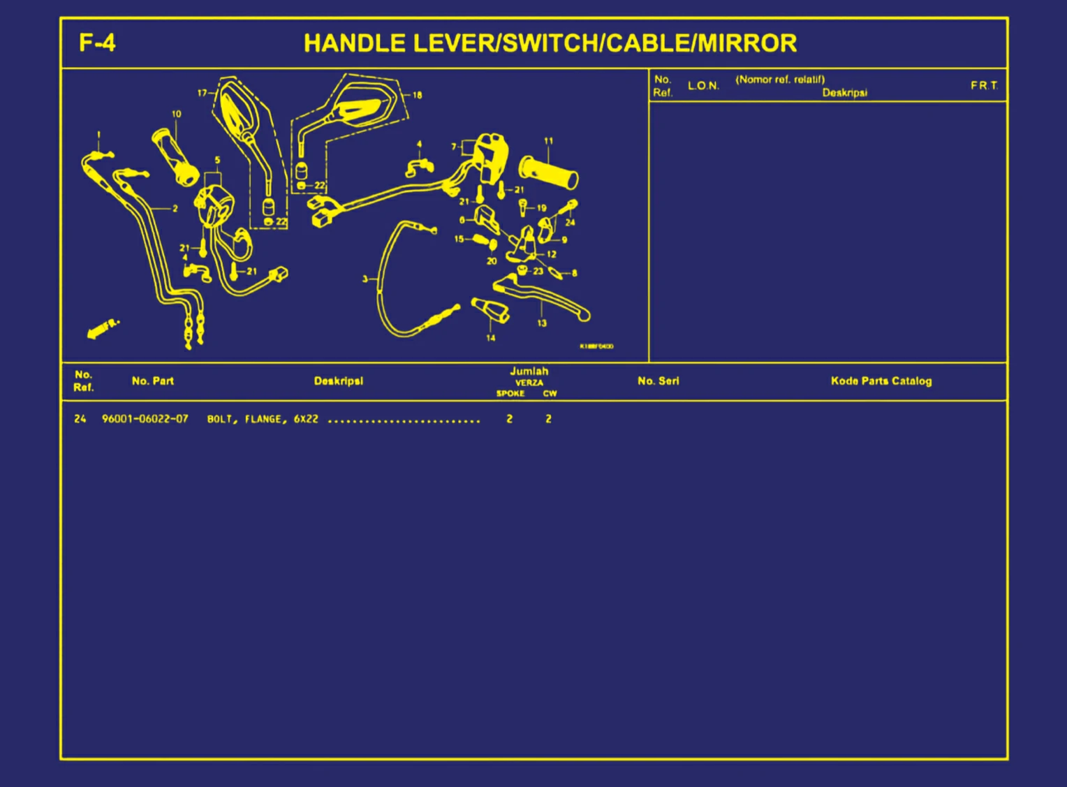 Handle Lever atau Switch atau Cable atau Mirror 2