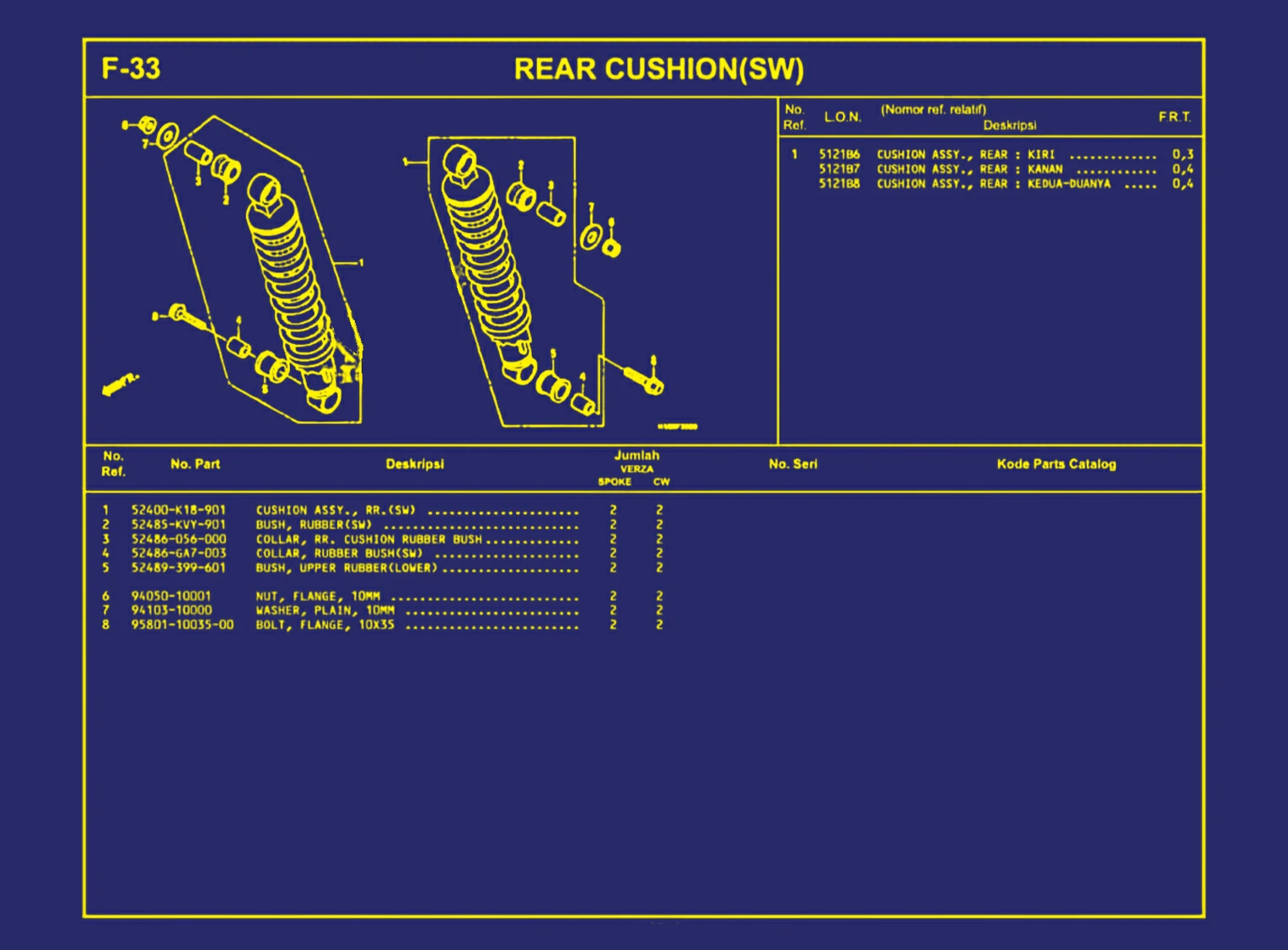 Rear Cushion (SW)