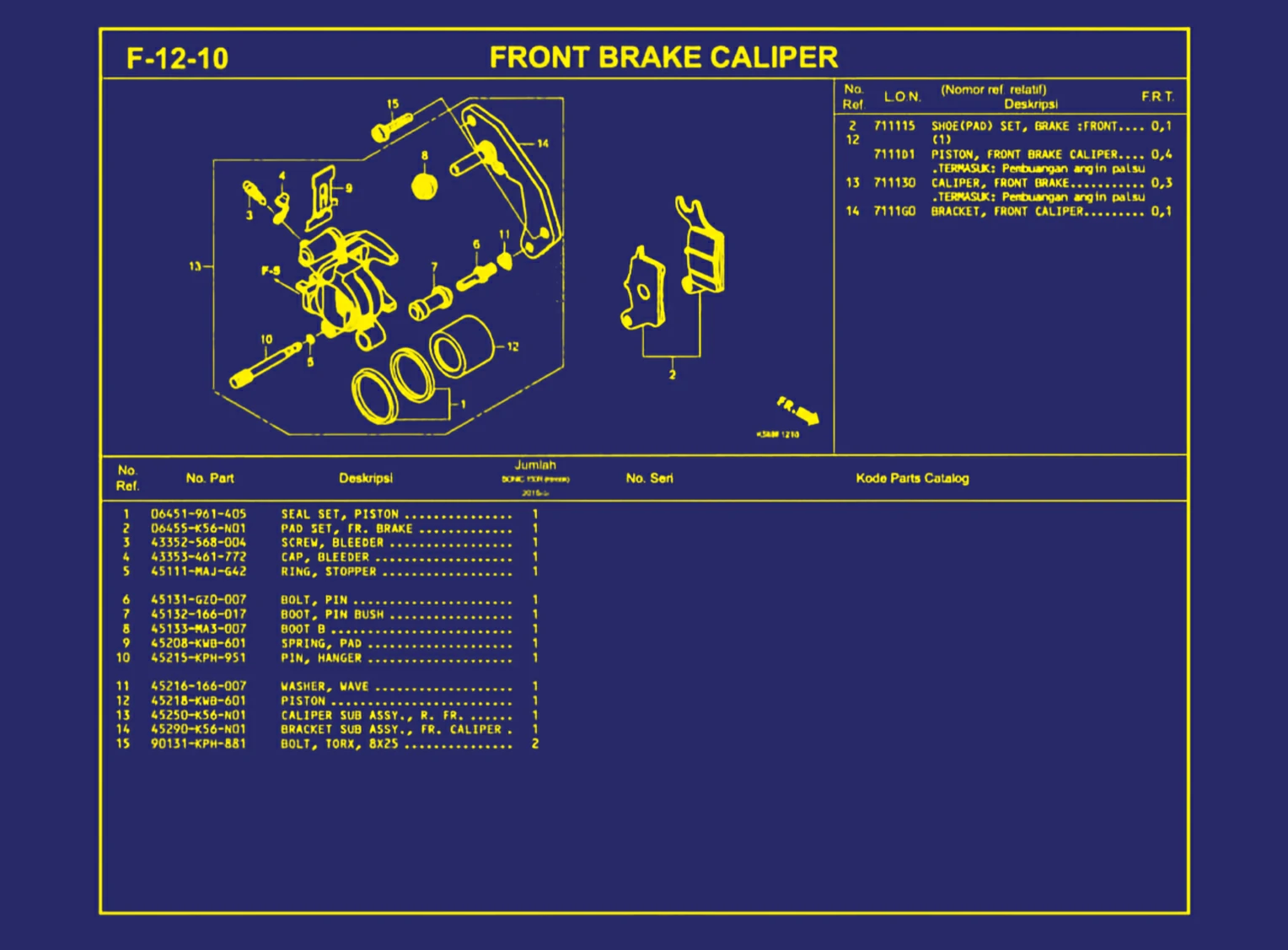 Front Brake Caliper