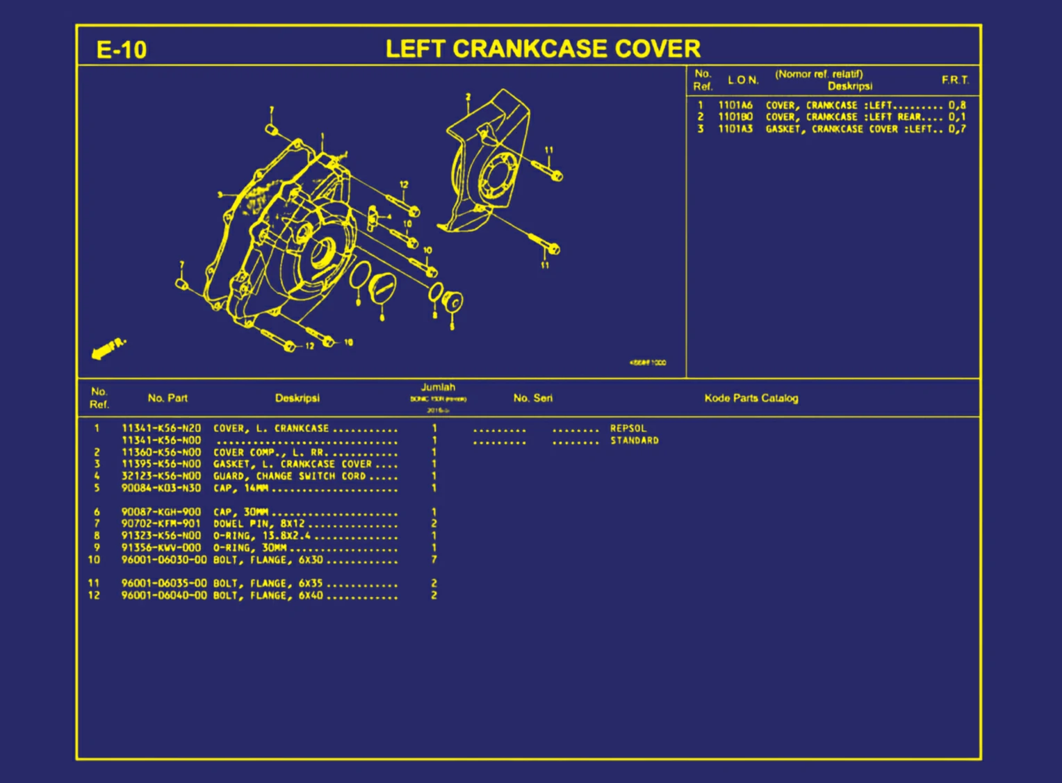 Left Crankcase Cover