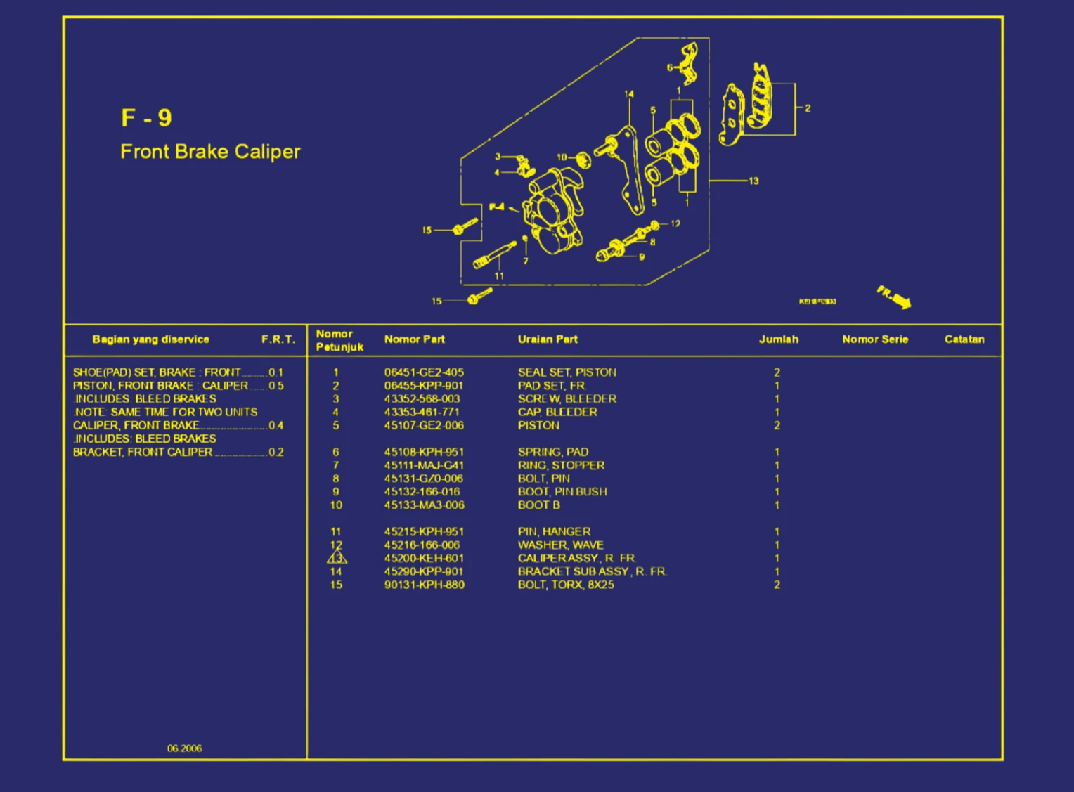 Front Brake Caliper