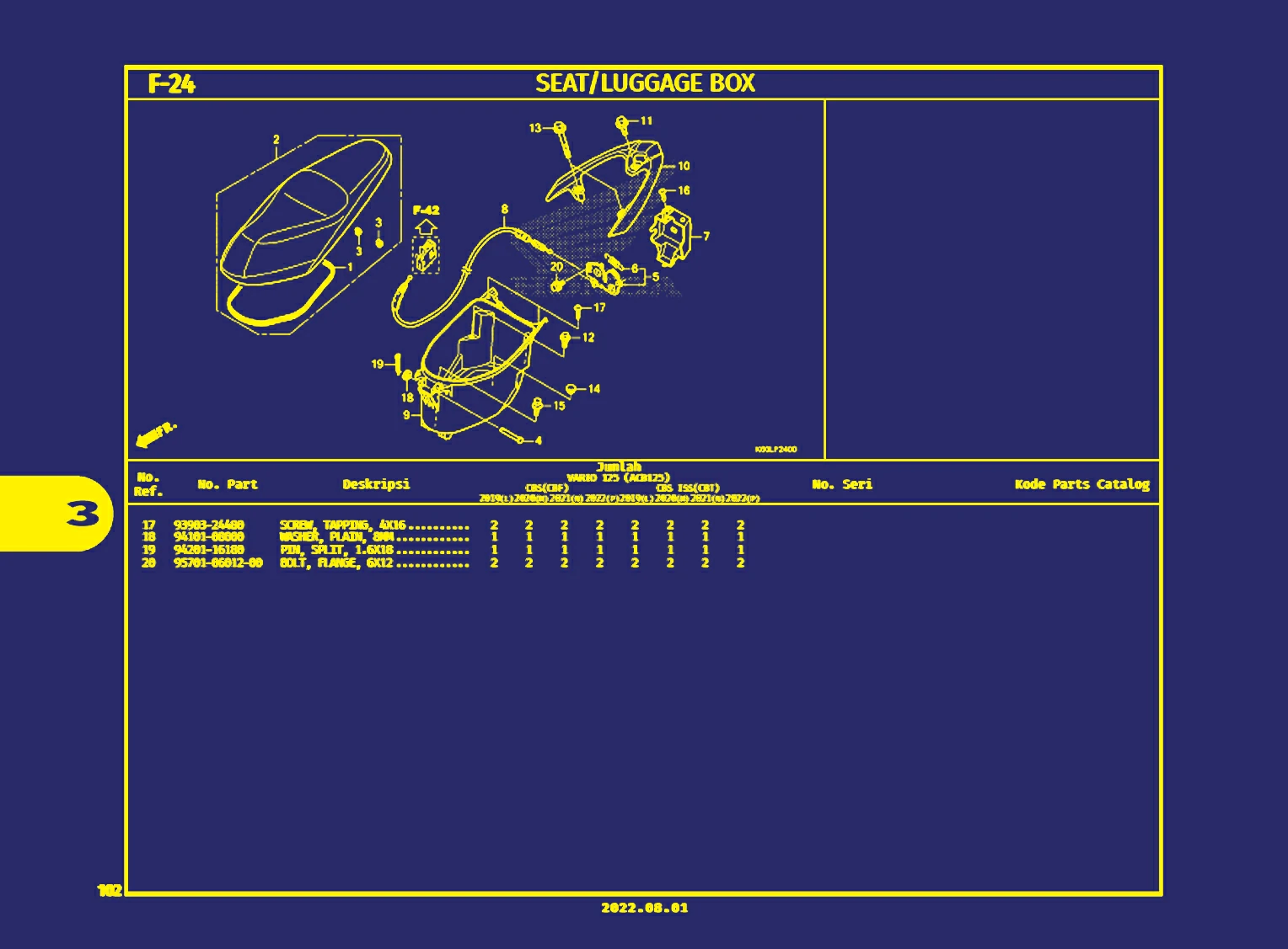 seat atau luggage box 1