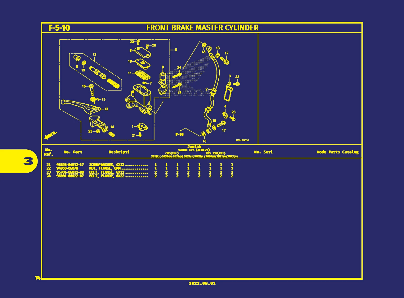 front brake master cylinder 2